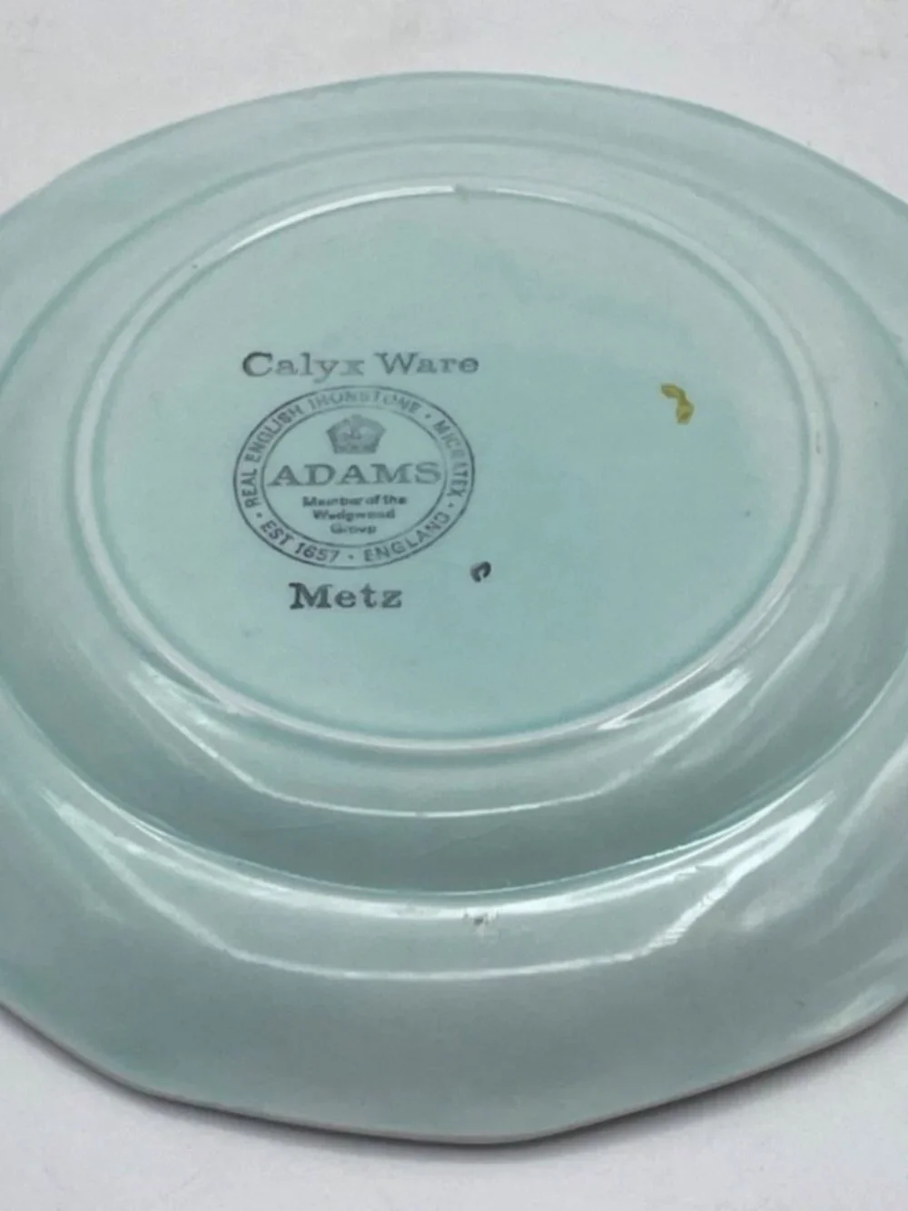 Adams Calyx Ware Metz Ironstone 6